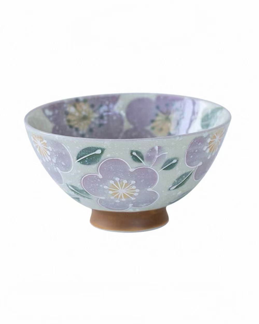 Japanese Mino-Ware Sakura Ceramic Bowl Set - Thumbnail 5