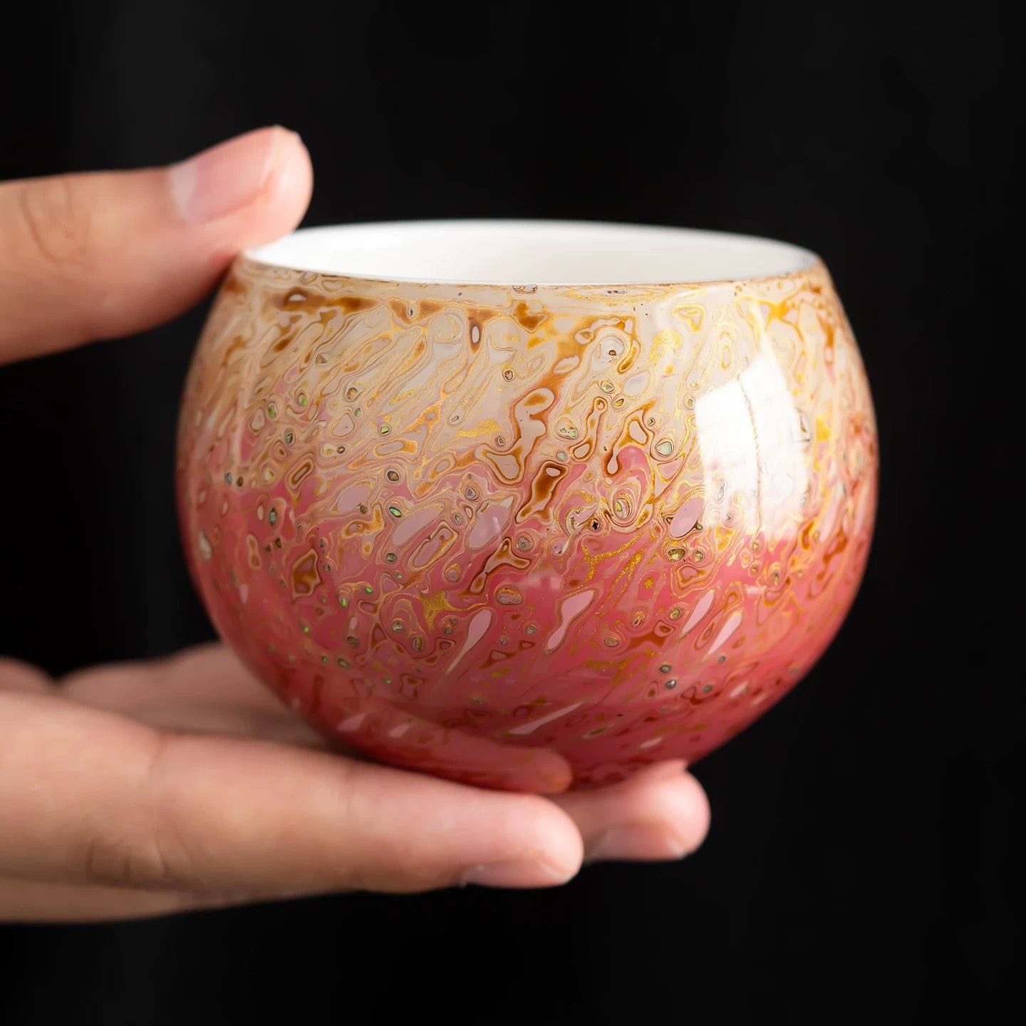 The Rosy Aurora | Pink Raden & Opal Lacquerware Lady Master Cup