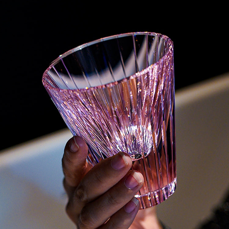 Edo Kiriko Handcrafted Starlit Guqin Whisky Glass – A Symphony of Light and Heritage