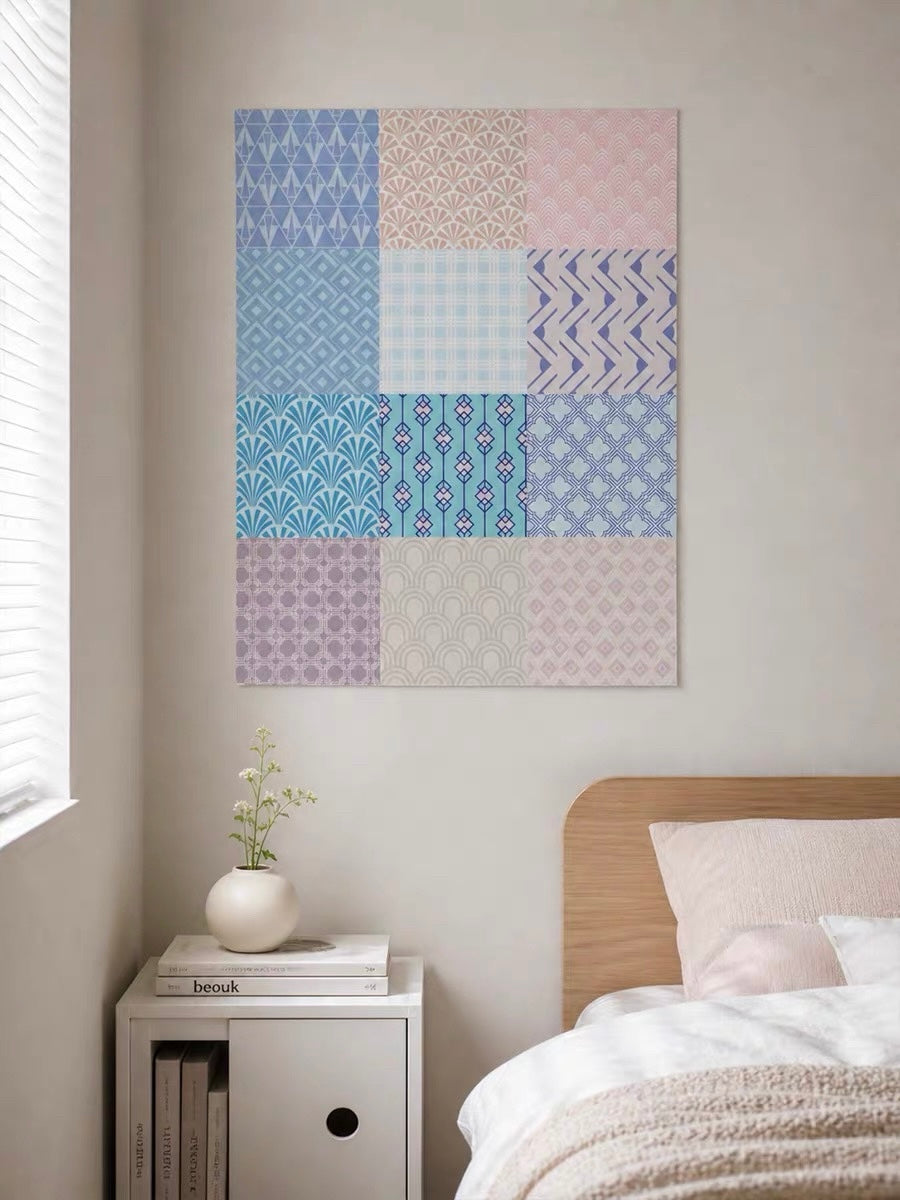 Japanese Farmhouse Retro Wool Tapestry Wall Hanging