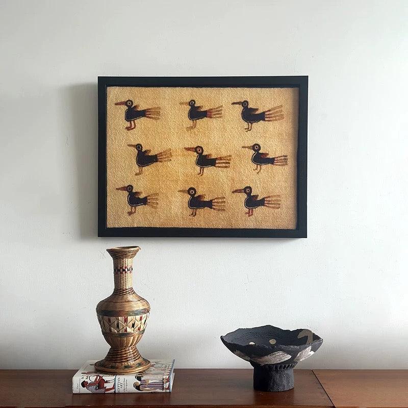 Nine Magpies Tapestry Artwork