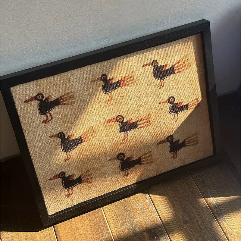 Nine Magpies Tapestry Artwork