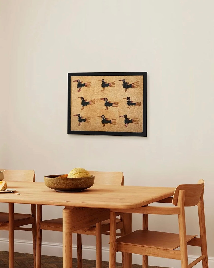 Nine Magpies Tapestry Artwork
