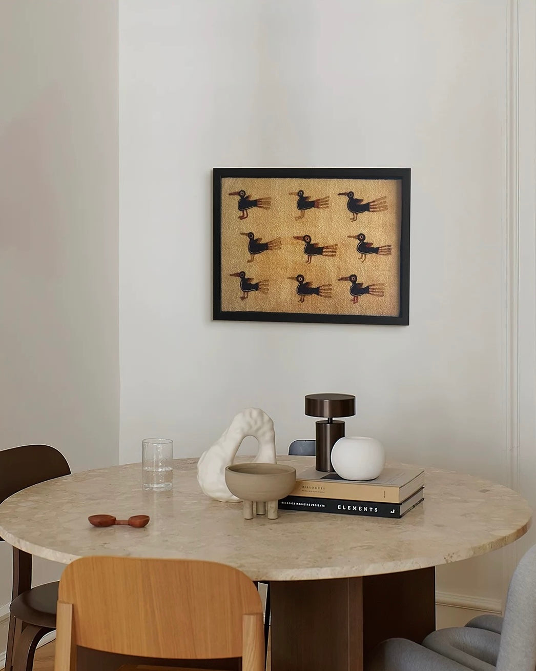 Nine Magpies Tapestry Artwork