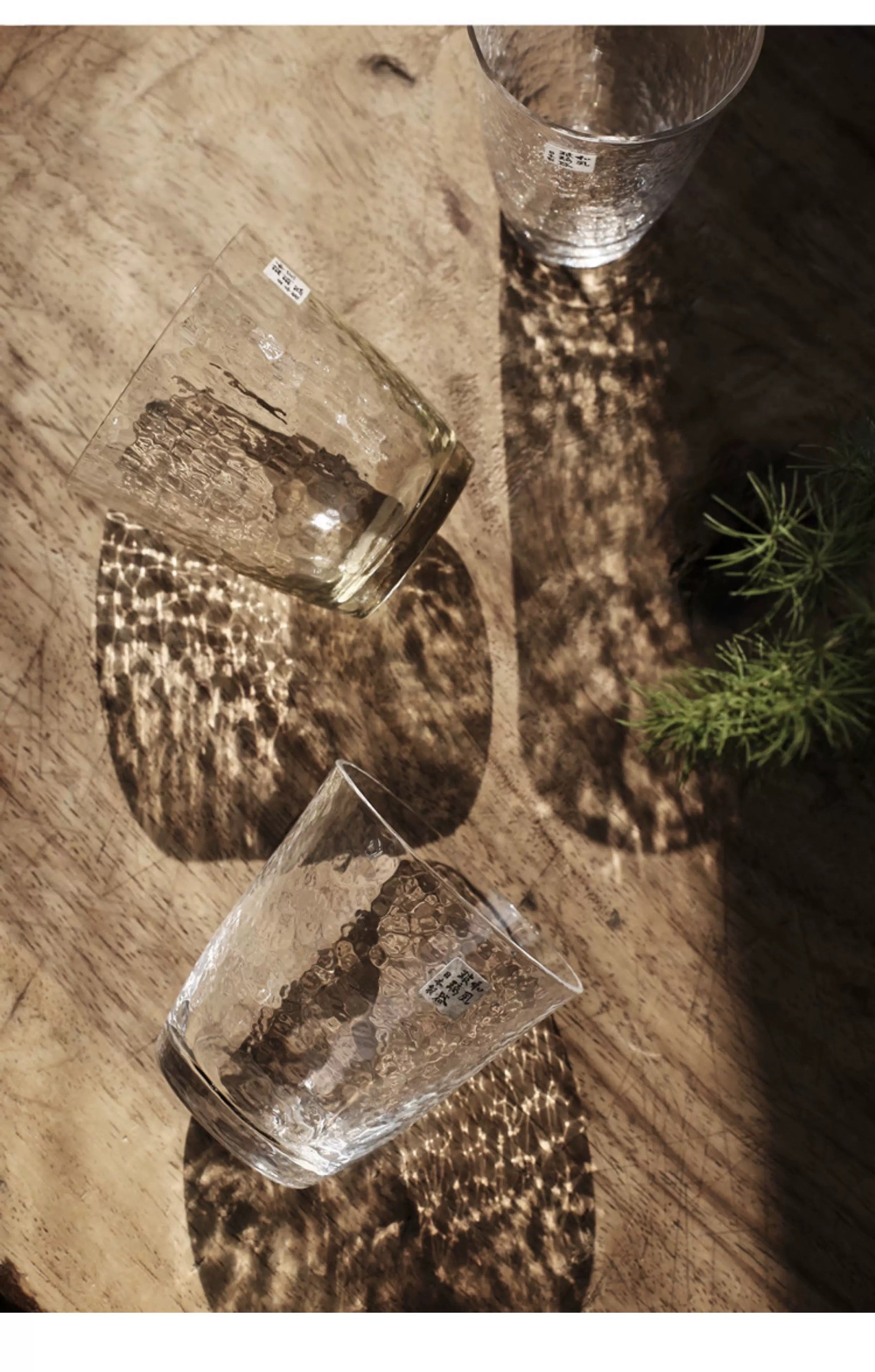 Toyo Sasaki Hammered Glass Collection