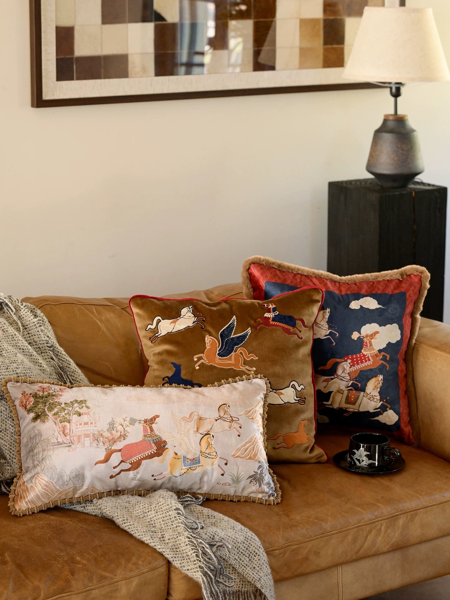 "Ride Upon Dreams" Artisan Cushion