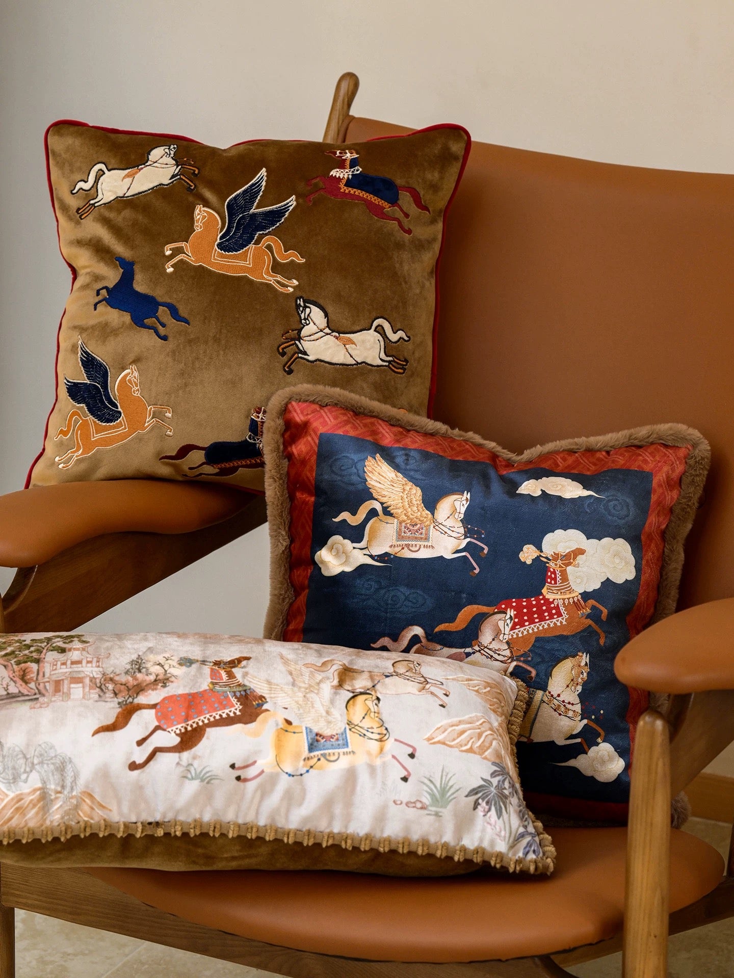 "Ride Upon Dreams" Artisan Cushion