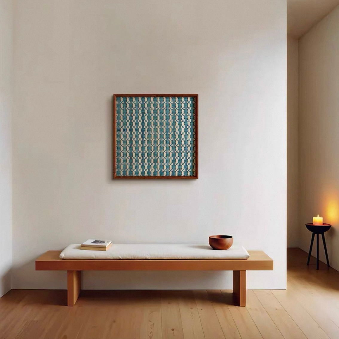 Ascending Prosperity Bamboo Weave Artwork