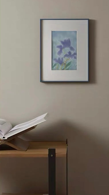 Iris by the Waterside Porcelain Panel Artwork