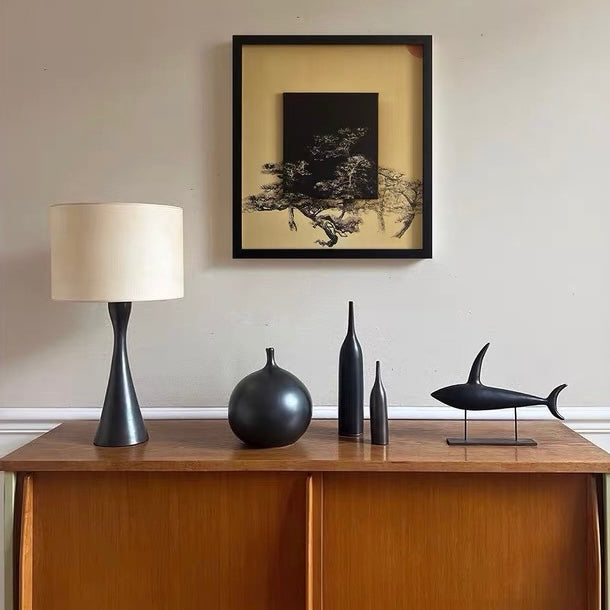 Rising Sun and Ancient Pine Relief Artwork