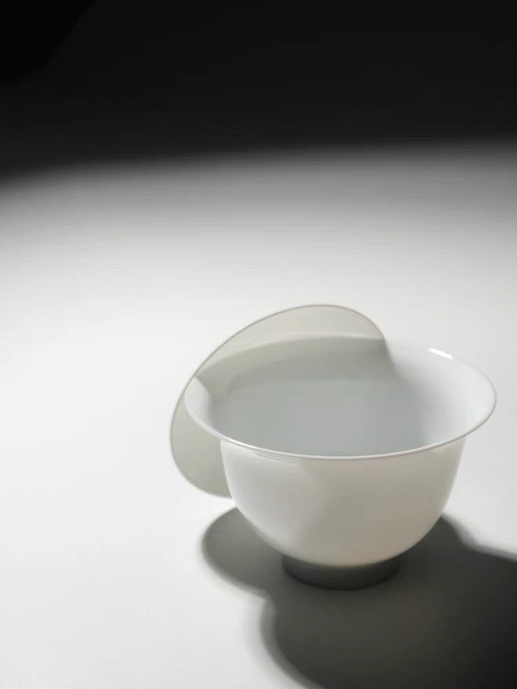 Cloudlight Eggshell Porcelain Gaiwan