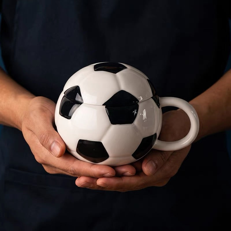 Creative Sports Ceramic Mug — Football and Baseball Edition