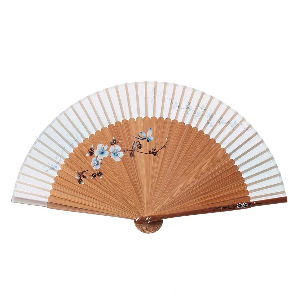 Dreaming of Butterflies Silk Folding Fan