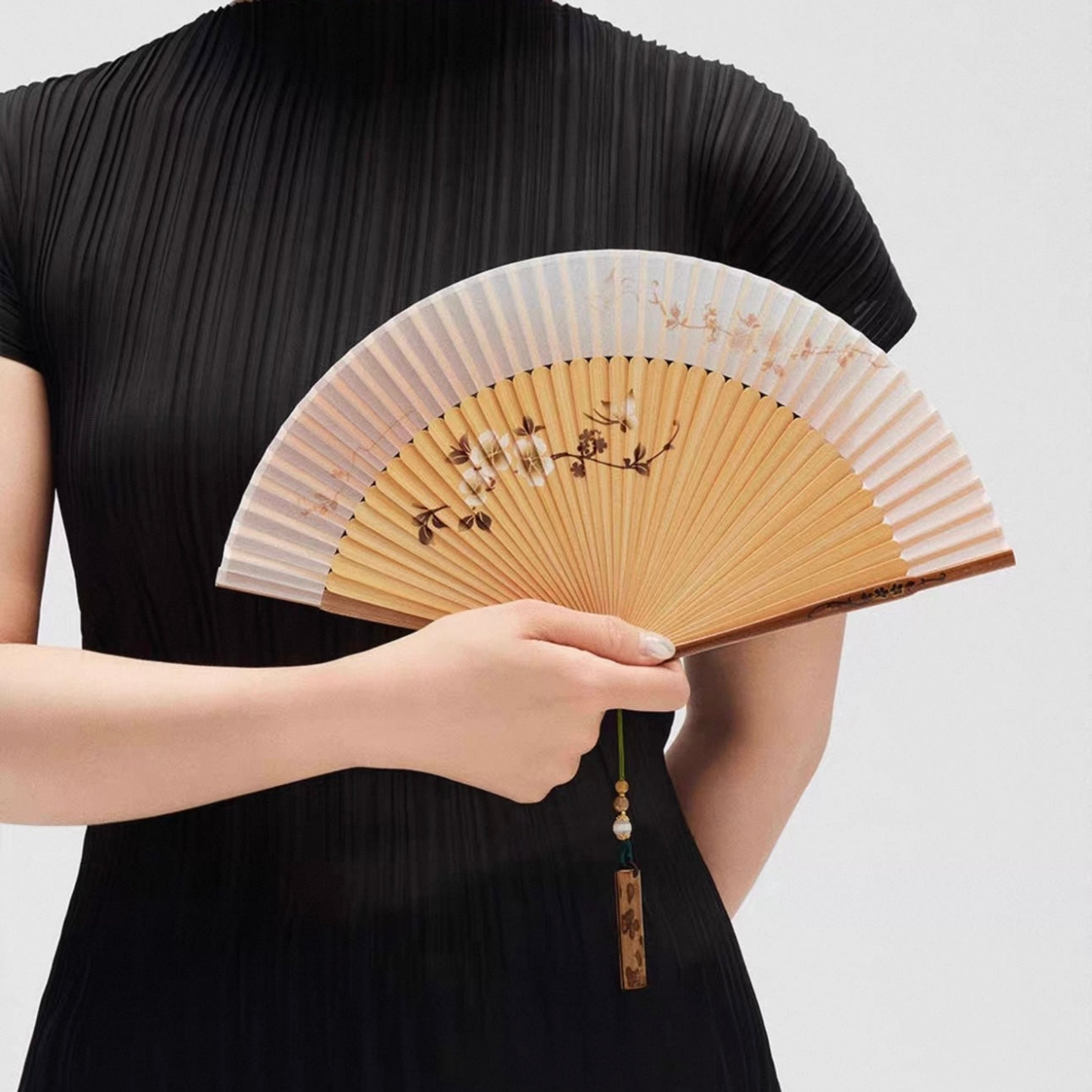 Dreaming of Butterflies Silk Folding Fan
