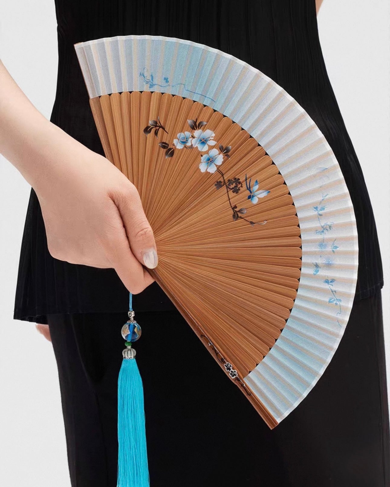 Dreaming of Butterflies Silk Folding Fan