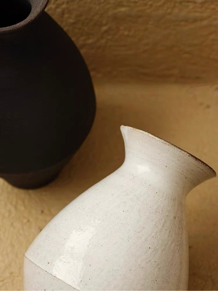 Zen Pink Kohiki Handcrafted Geometric Vase