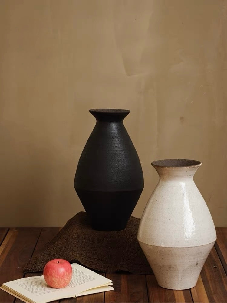 Zen Pink Kohiki Handcrafted Geometric Vase