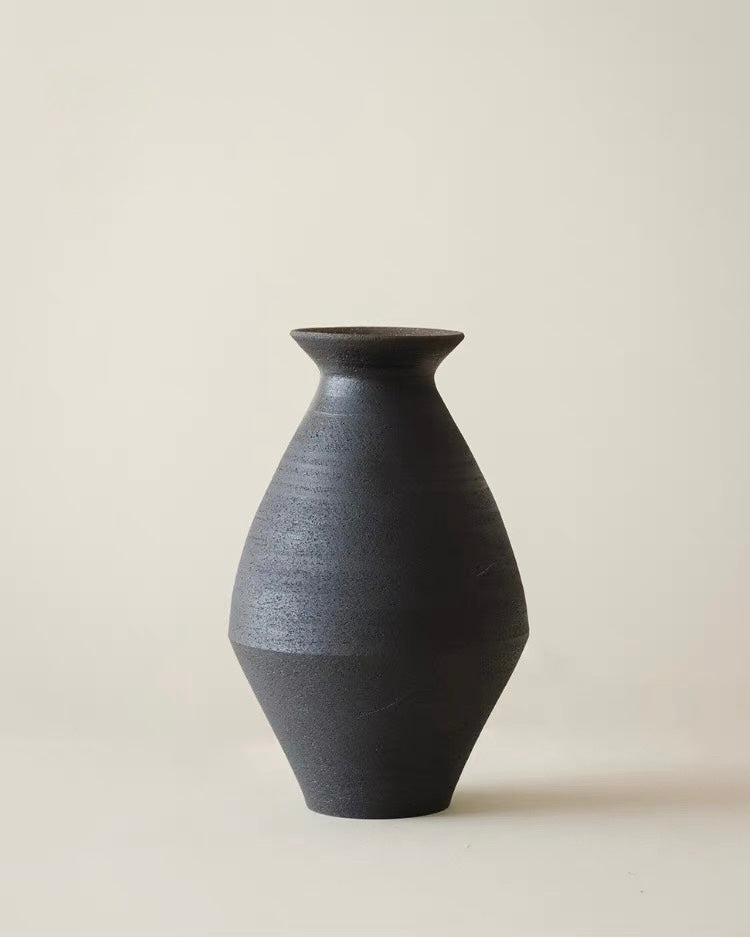 Zen Pink Kohiki Handcrafted Geometric Vase
