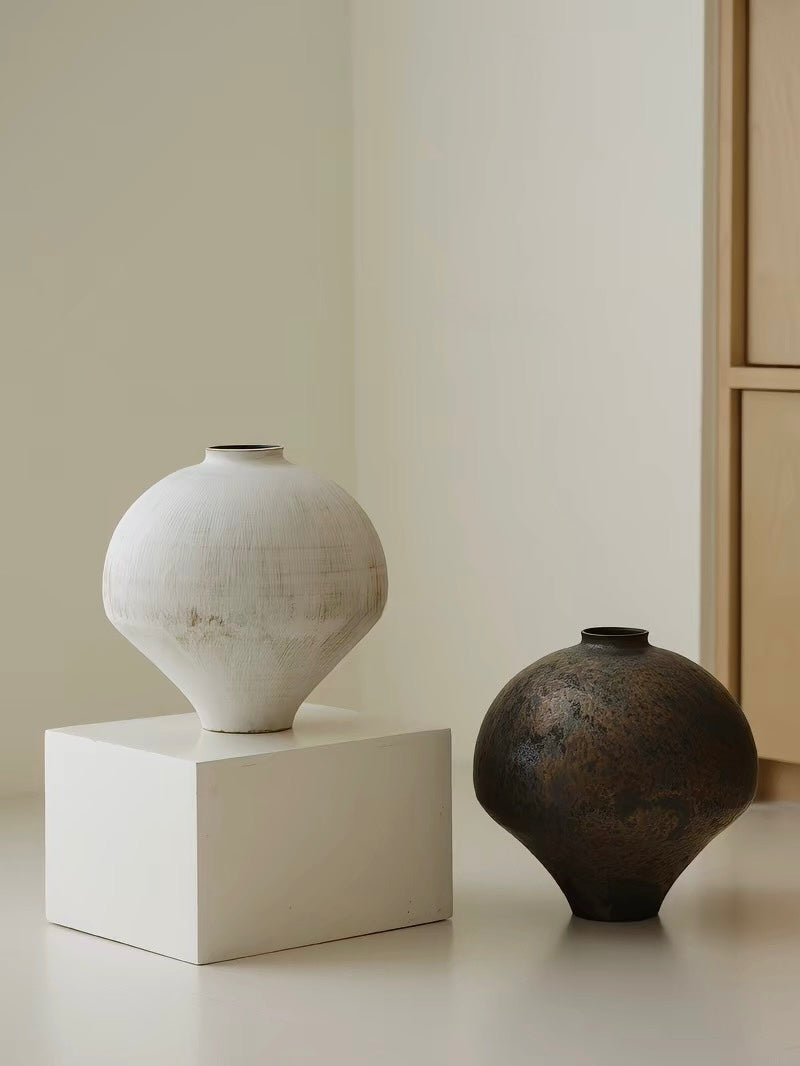 Handcrafted Wabi-Sabi Tea Ceremony Vase
