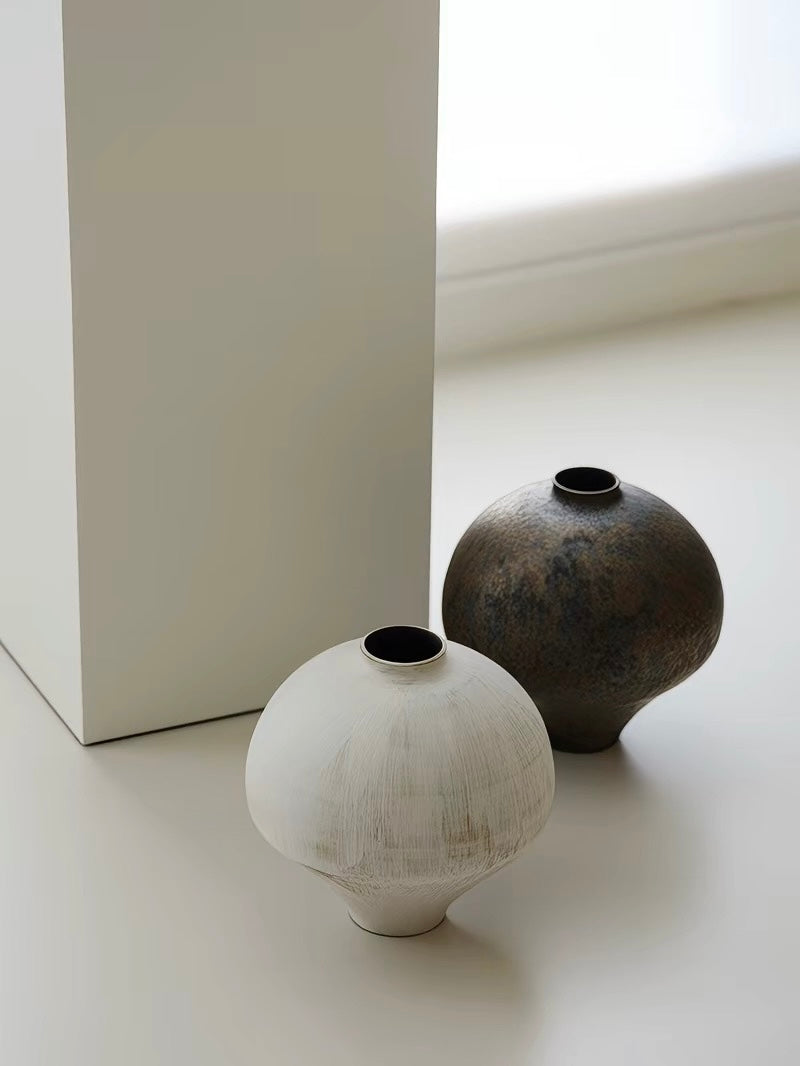 Handcrafted Wabi-Sabi Tea Ceremony Vase