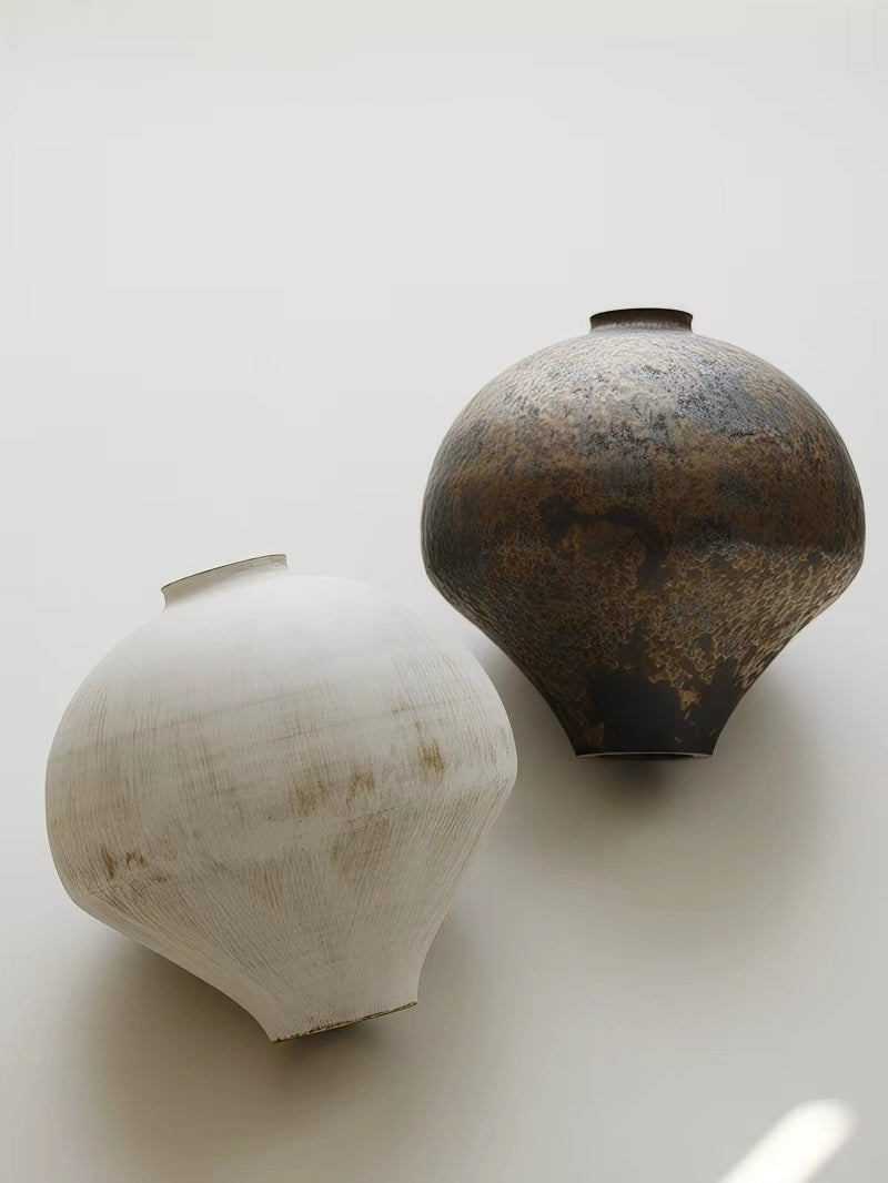 Handcrafted Wabi-Sabi Tea Ceremony Vase