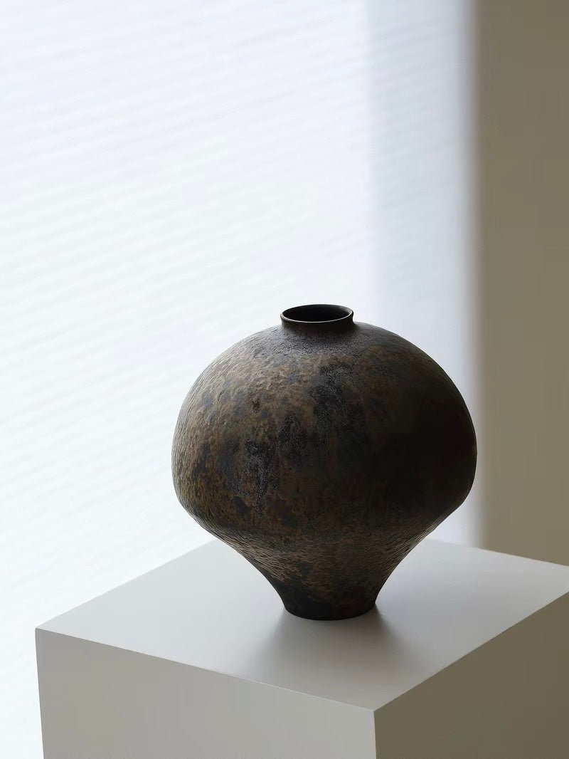 Handcrafted Wabi-Sabi Tea Ceremony Vase