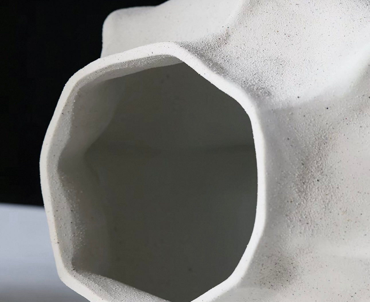 Handcrafted Irregular Textured Wabi-Sabi Art Vase