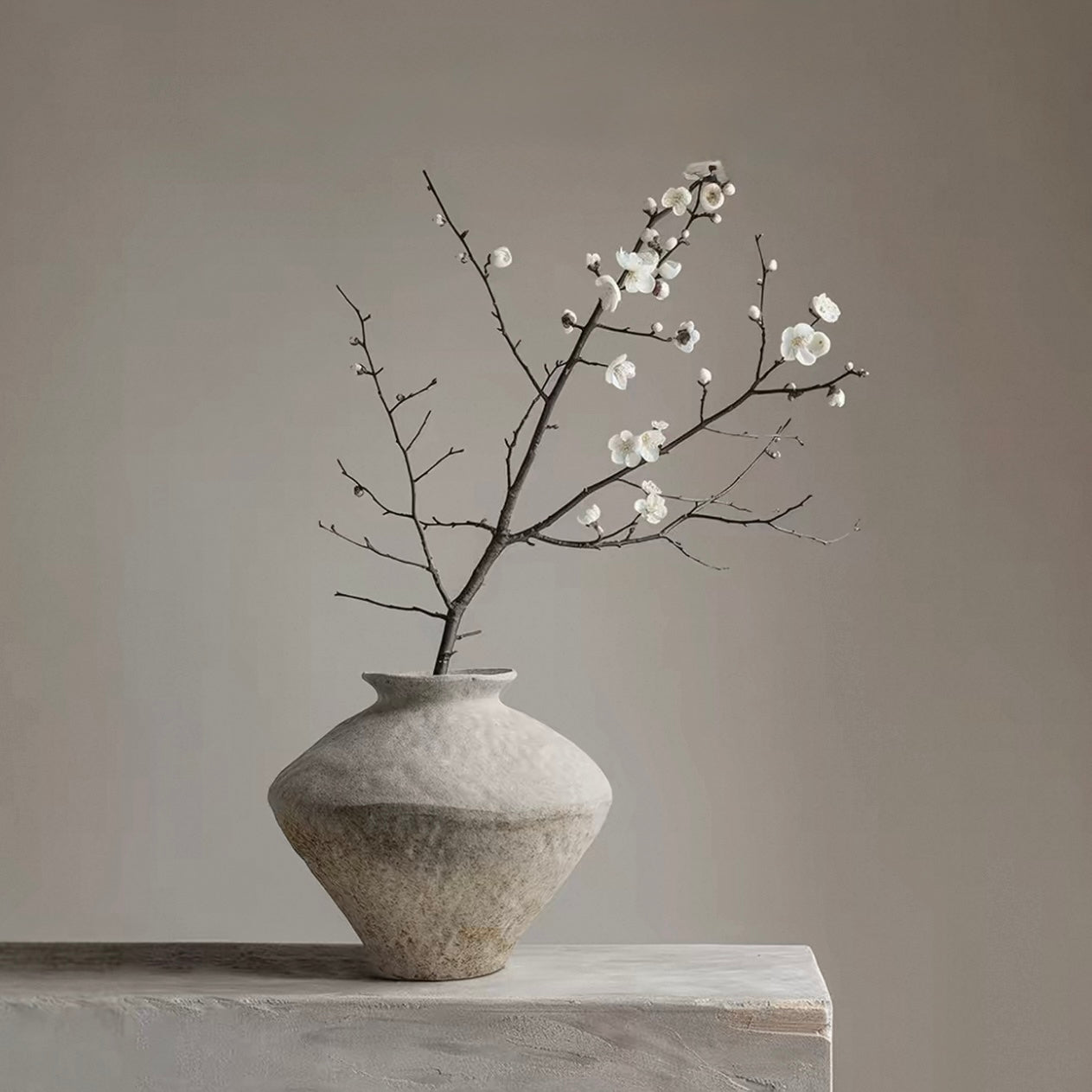 Handcrafted Wabi-Sabi Rustic Ceramic Vase