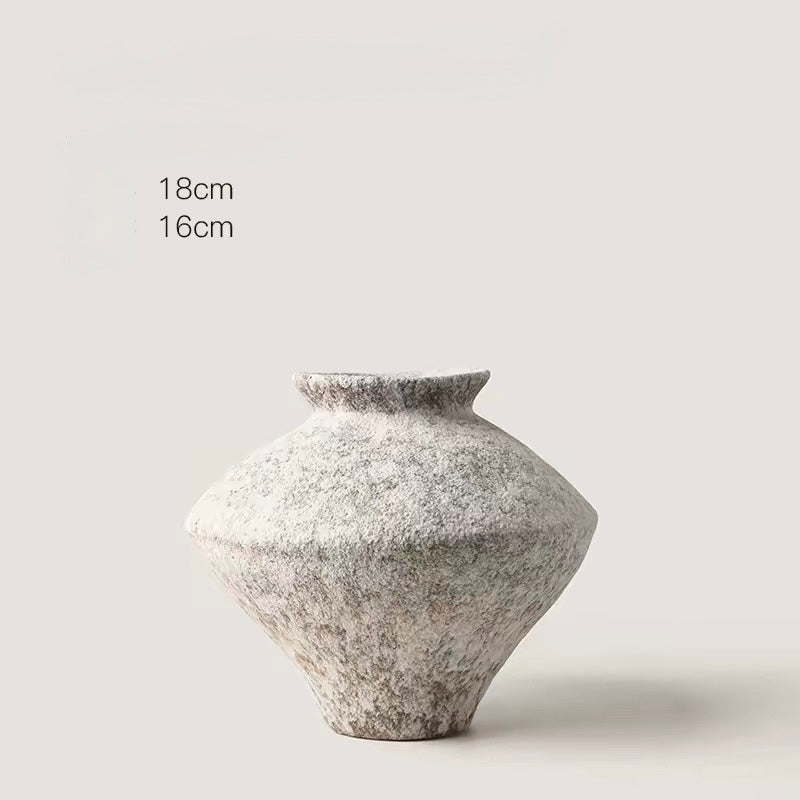 Handcrafted Wabi-Sabi Rustic Ceramic Vase