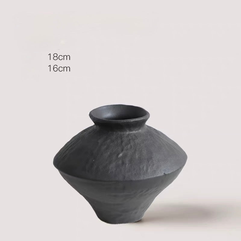 Handcrafted Wabi-Sabi Rustic Ceramic Vase