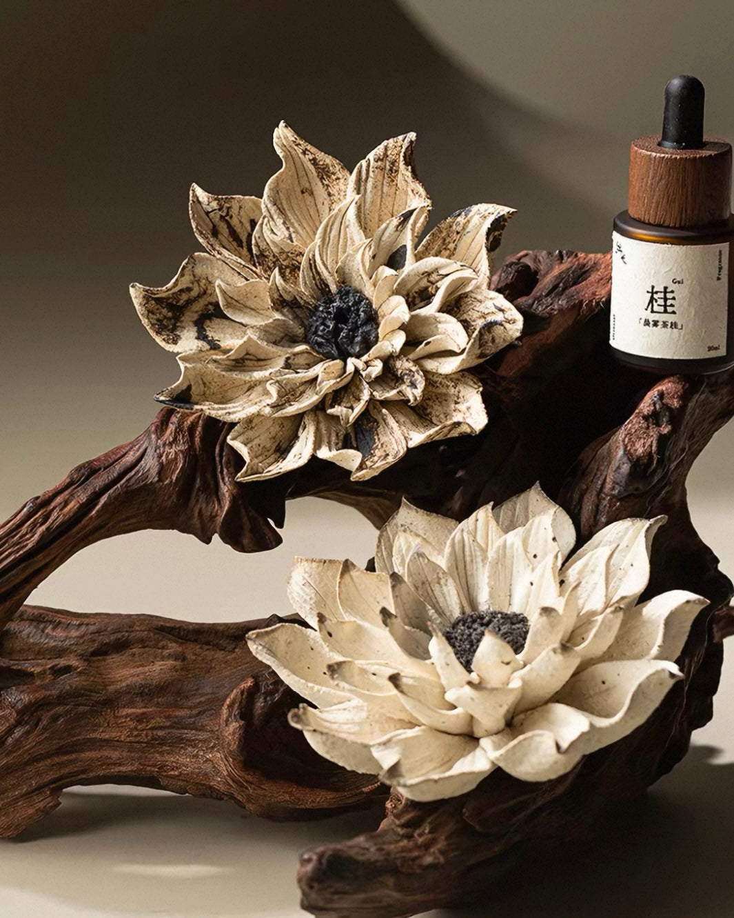 Handcrafted Lotus Fortune Incense Holder – A Symbol of Prosperity and Serenity