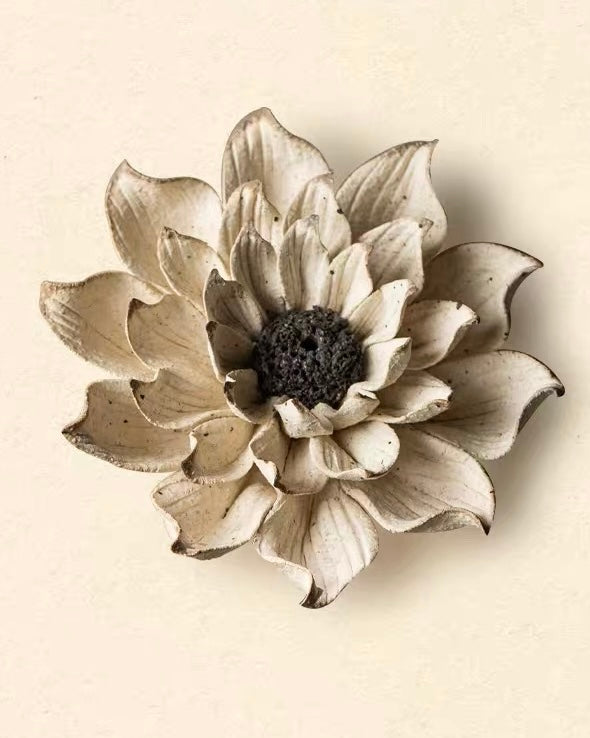 Handcrafted Lotus Fortune Incense Holder – A Symbol of Prosperity and Serenity