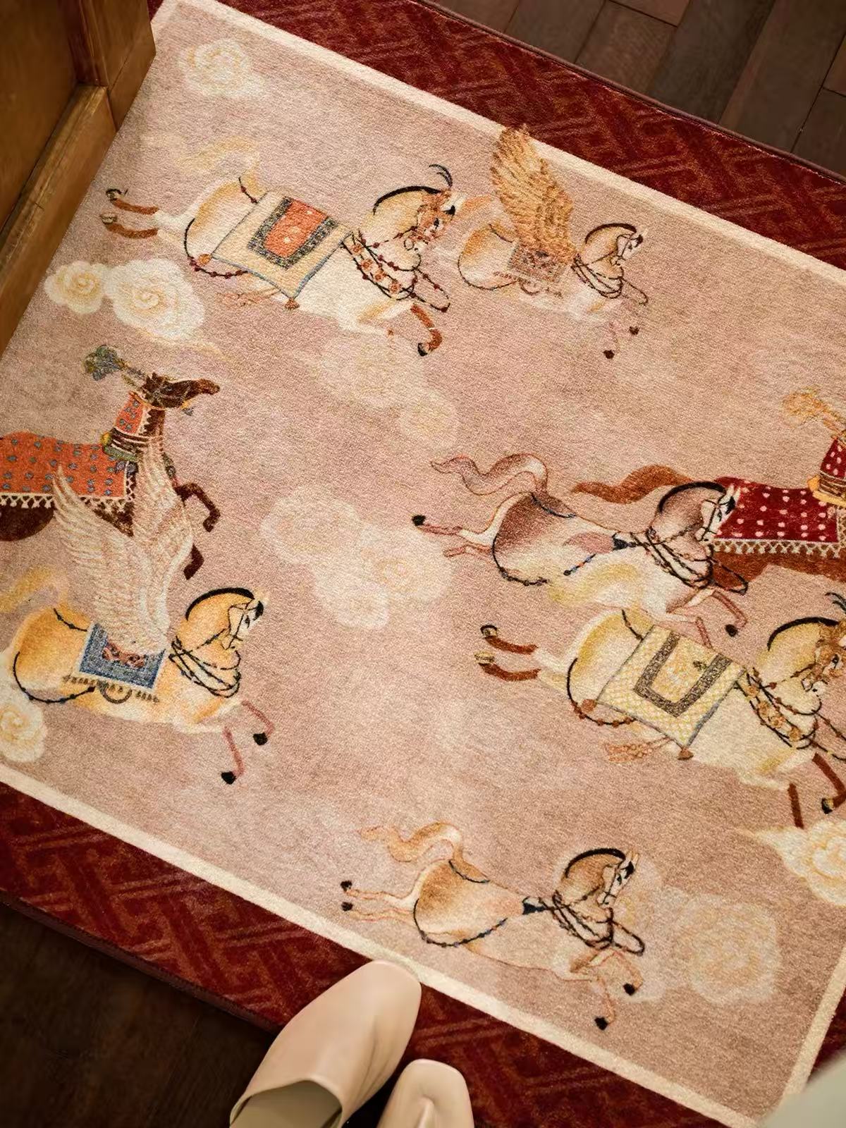 "Ride with Dreams" Vintage Chinese Entryway Rug – A New Oriental Welcome