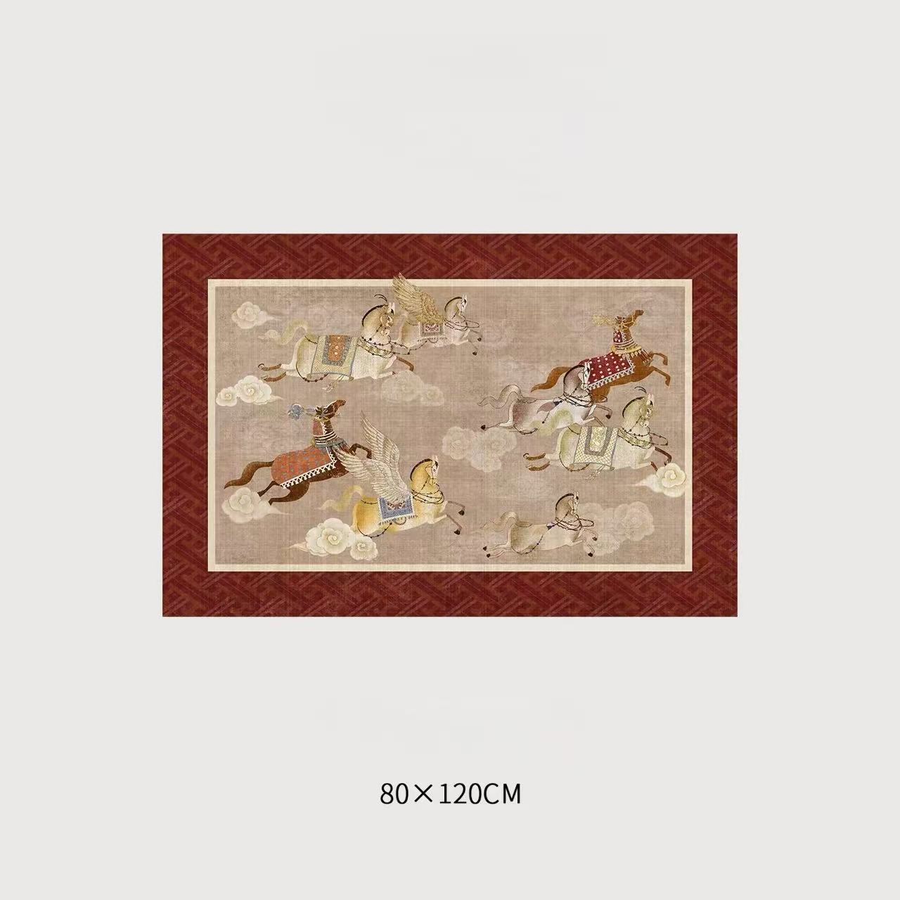"Ride with Dreams" Vintage Chinese Entryway Rug – A New Oriental Welcome