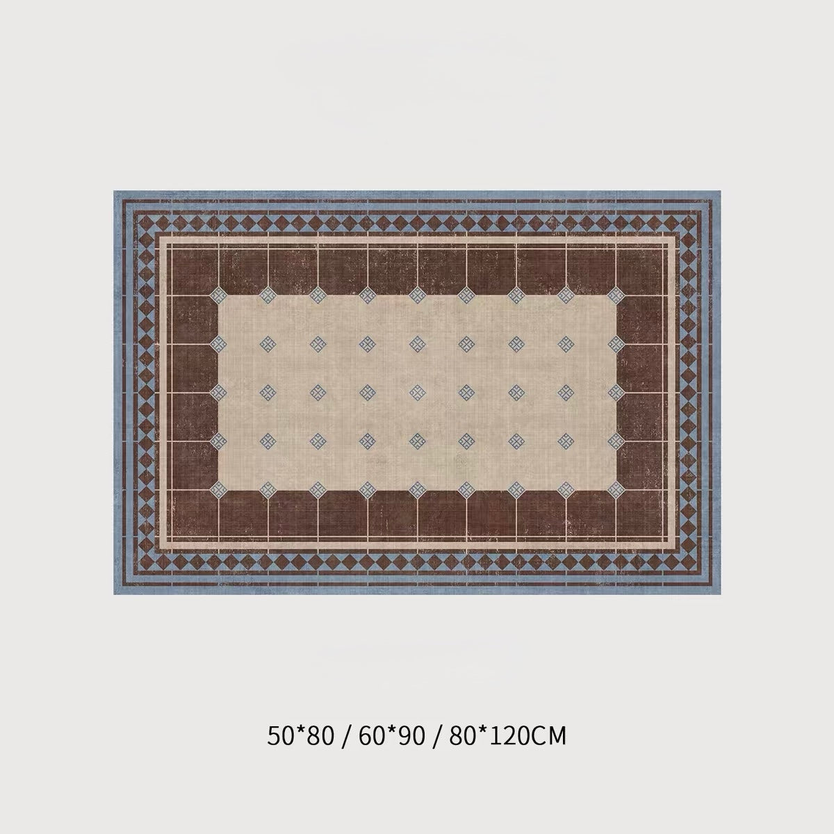 "Nanyang" Vintage Entryway Rug – A Journey Through Tropical Heritage