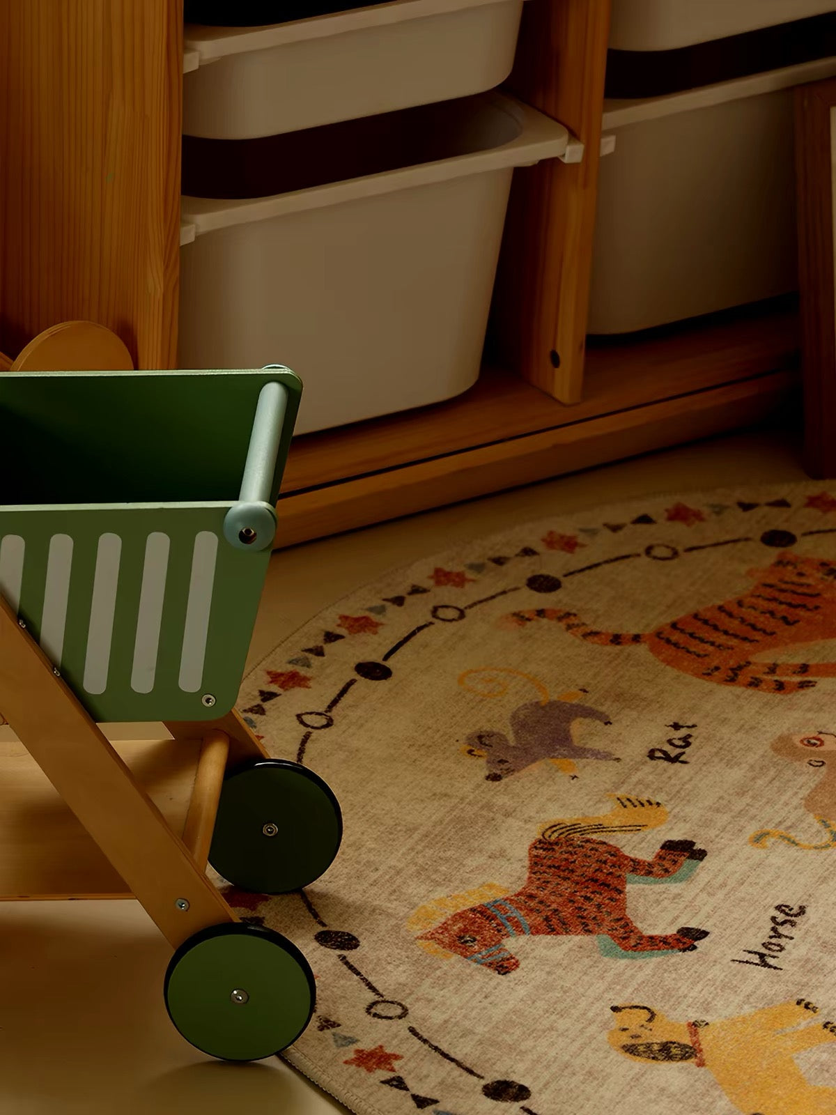 Chinese Zodiac Round Rug – A Playful Celebration of Luck and Imagination
