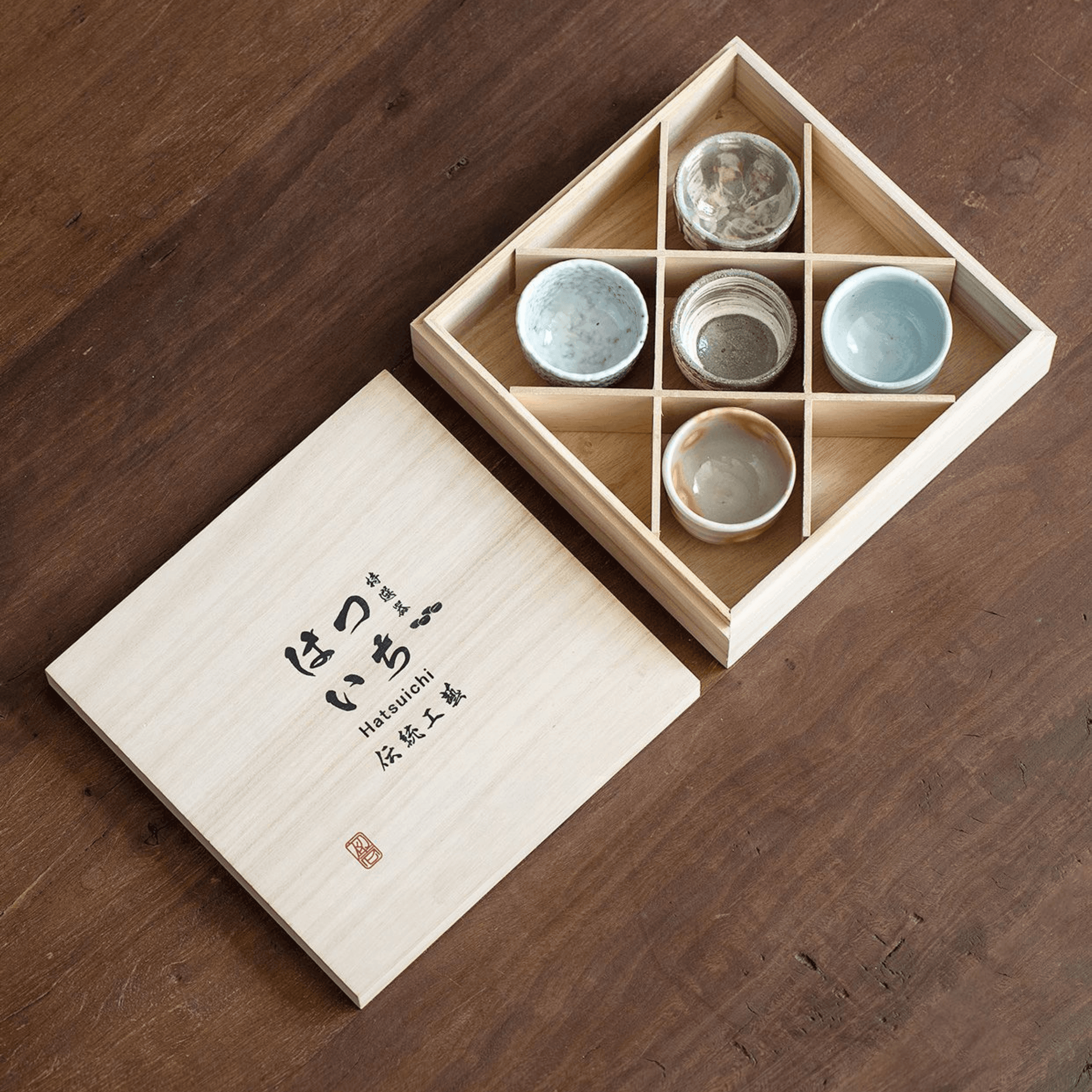 Japanese Handcrafted Sandy Textured Banko Ware Tea Cup Set – Earthy Elegance for Your Tea Ritual