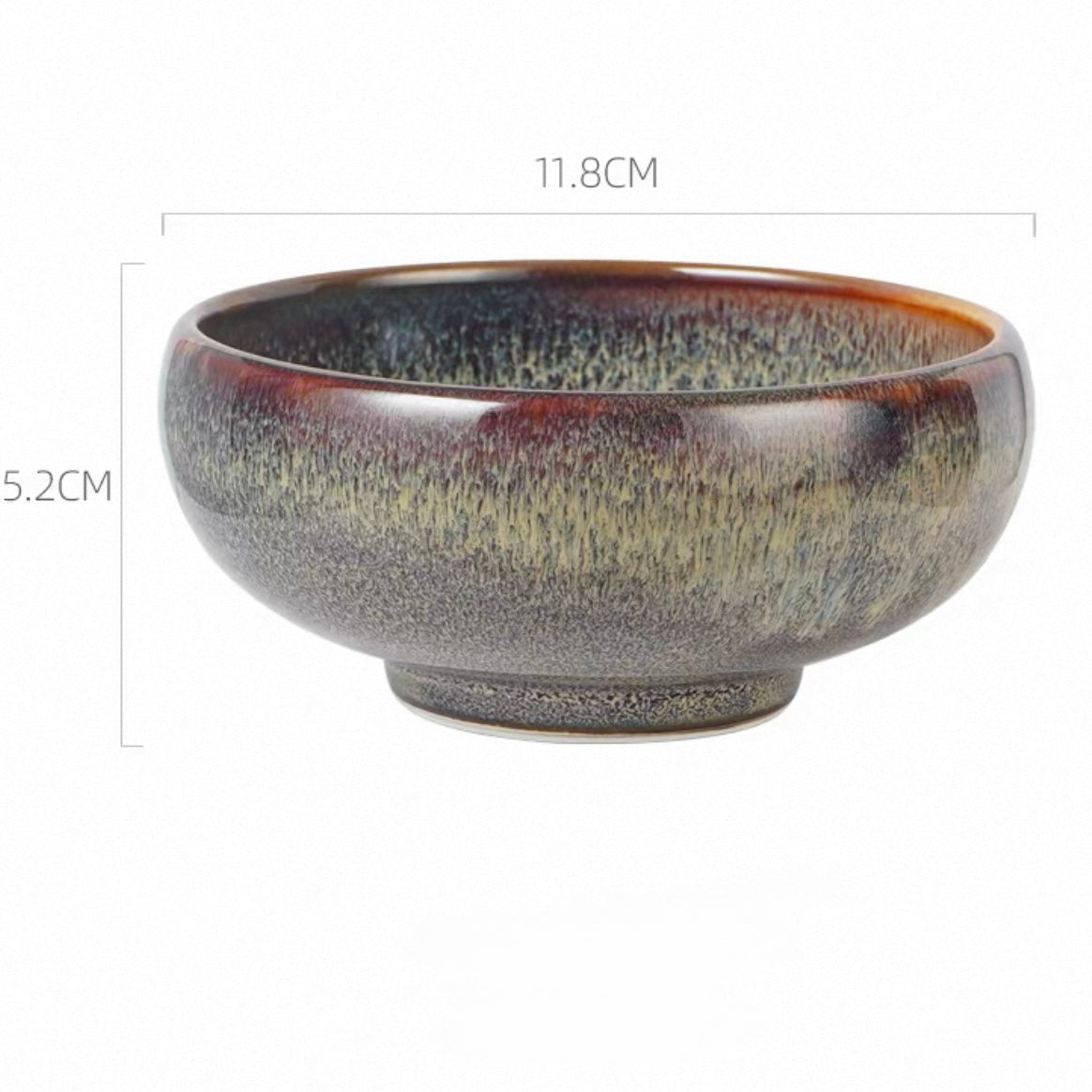 Japanese Gloss Glazed Ceramic Bowls – Radiant Elegance for Every Meal