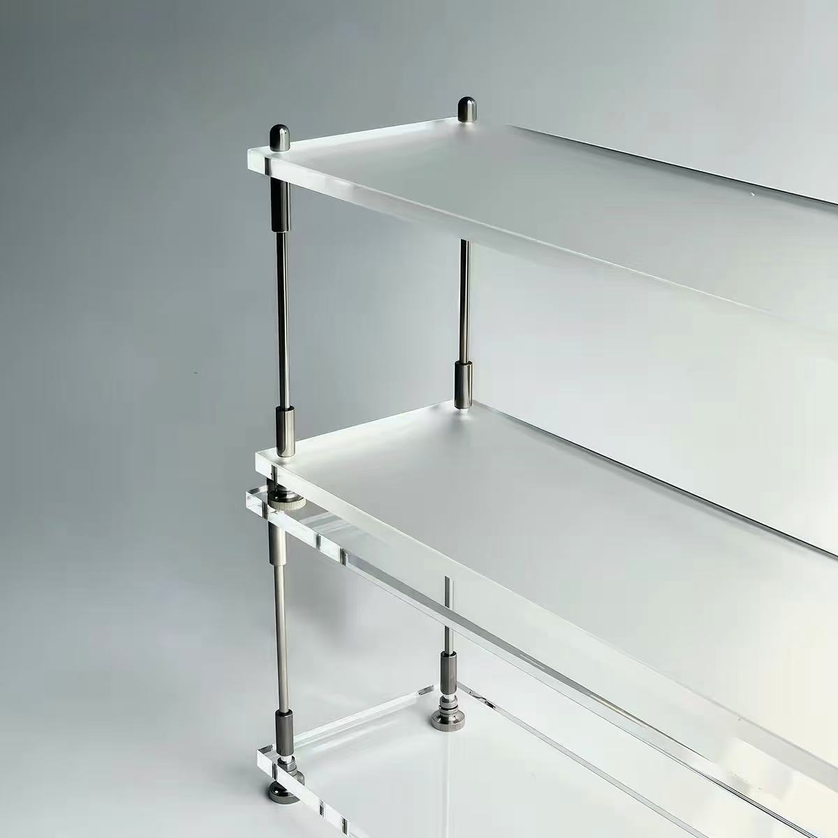 Axis Stainless Steel and Acrylic Display Stand