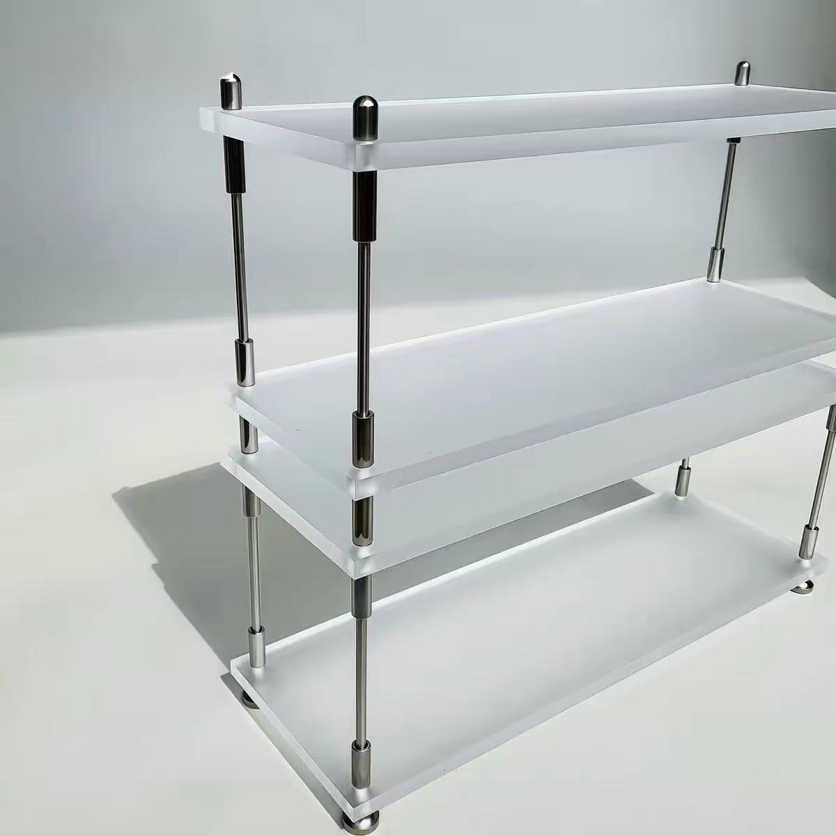 Axis Stainless Steel and Acrylic Display Stand