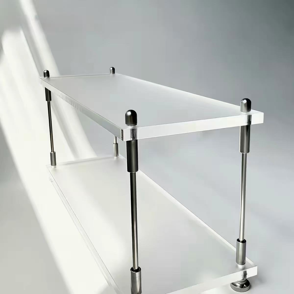 Axis Stainless Steel and Acrylic Display Stand