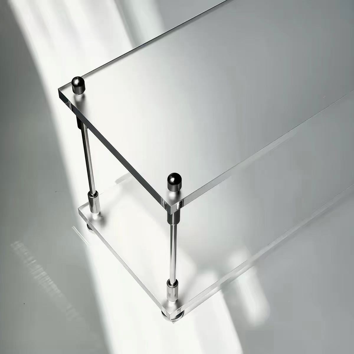 Axis Stainless Steel and Acrylic Display Stand