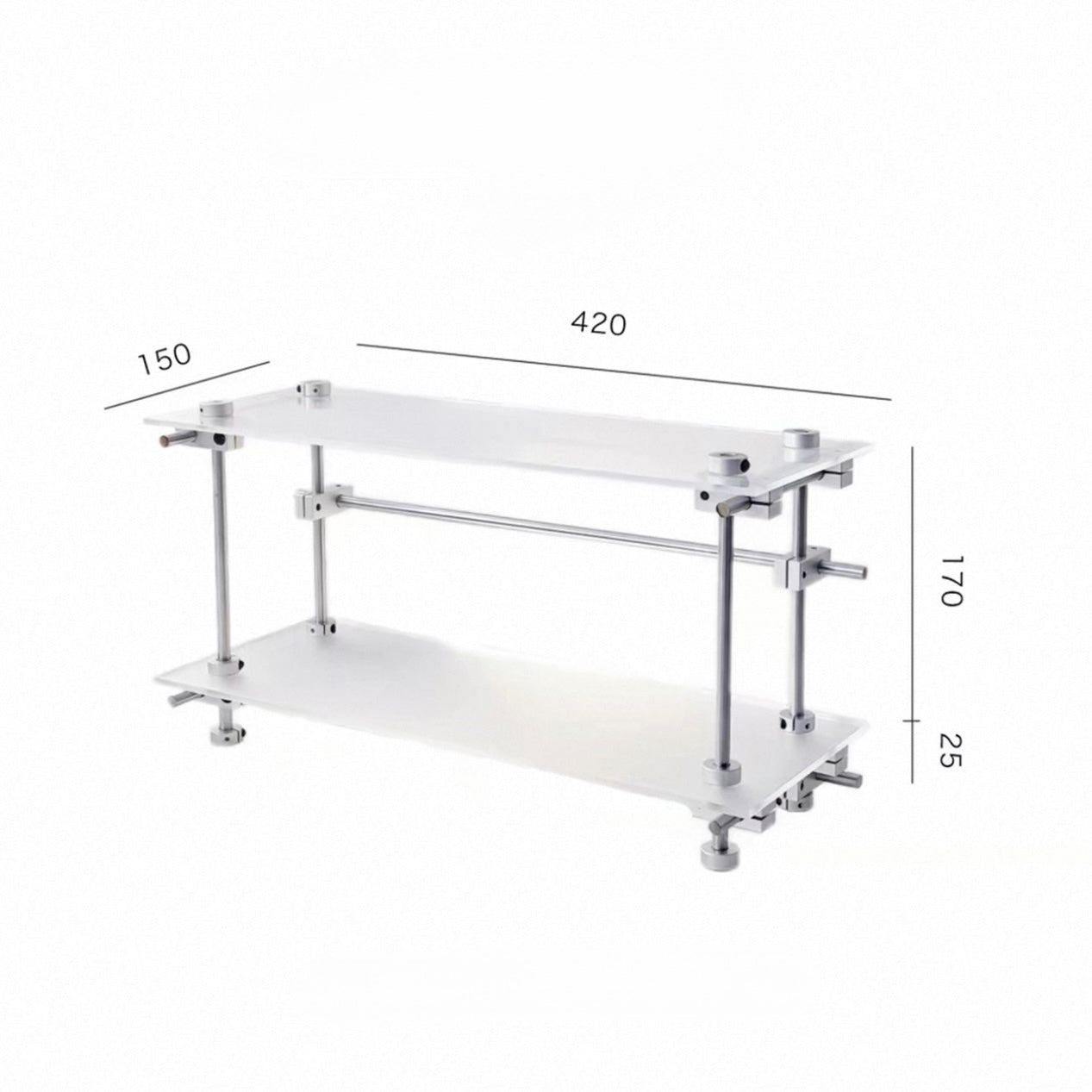Linea Acrylic Desktop Display Stand