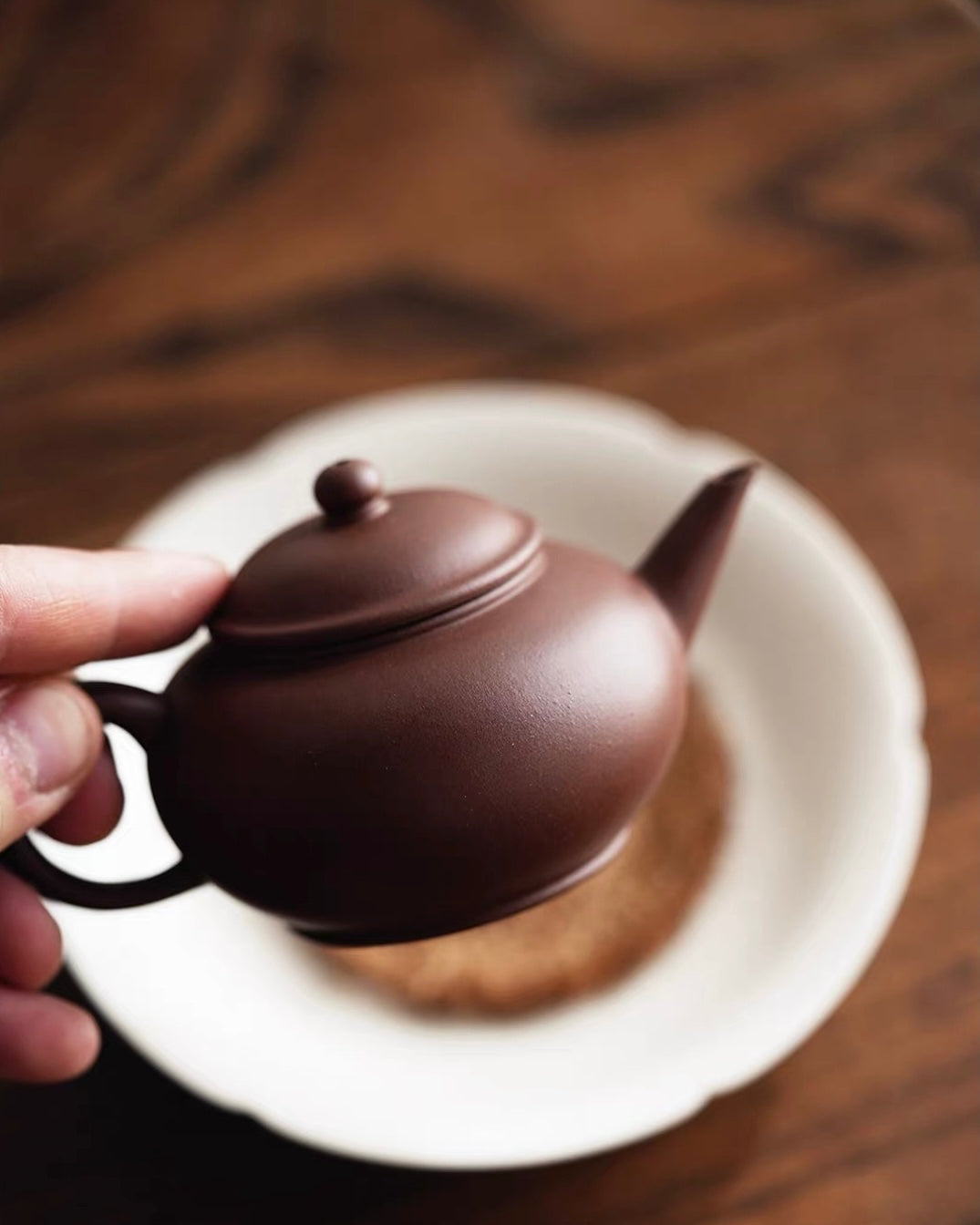 Shuiping 130ml Yixing Zini Teapot