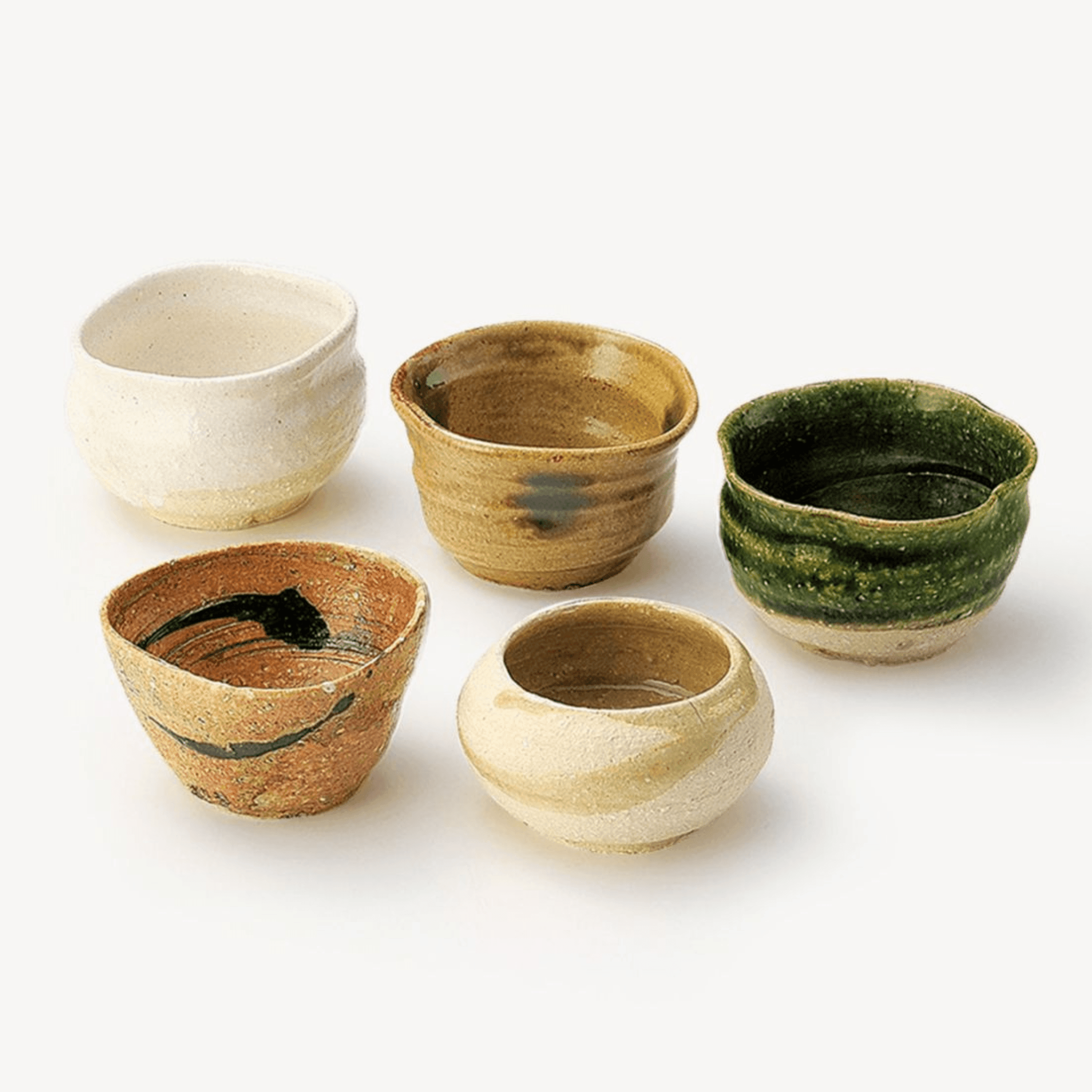 Awasaka Handcrafted Coarse Ceramic Tea Cup/Mini Plate Set – Rustic Charm for Your Rituals