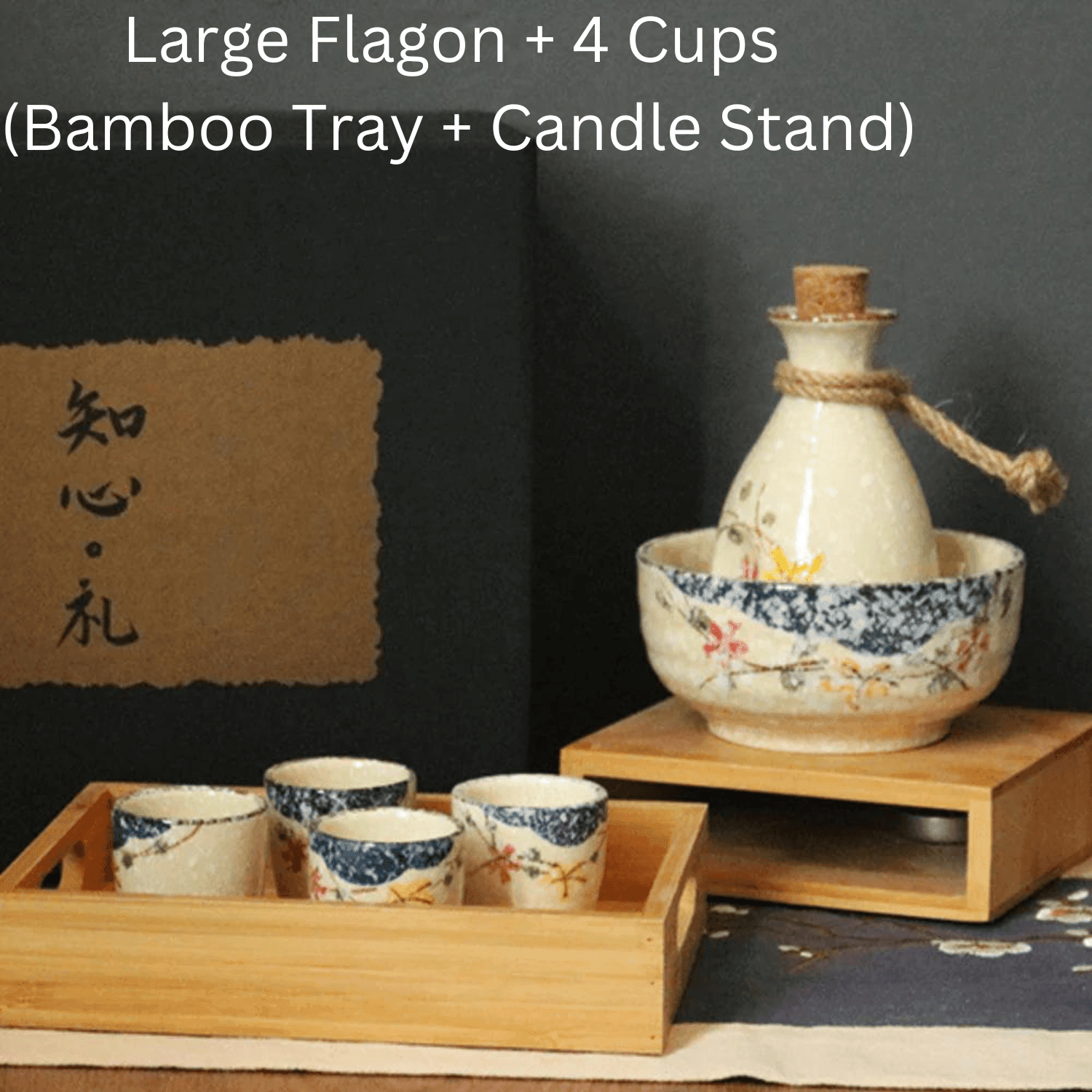 Japanese Sakura Sake Ceramic Flagon Sets – Blossom Your Sake Experience