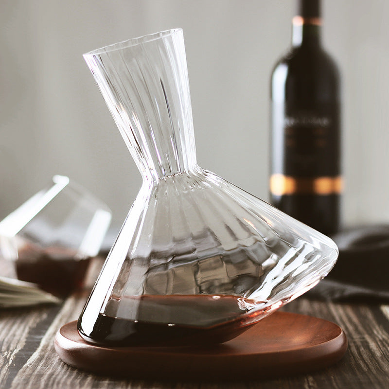High-End Rapid Swivel Decanter | Centrifugal Aerating Tumbler
