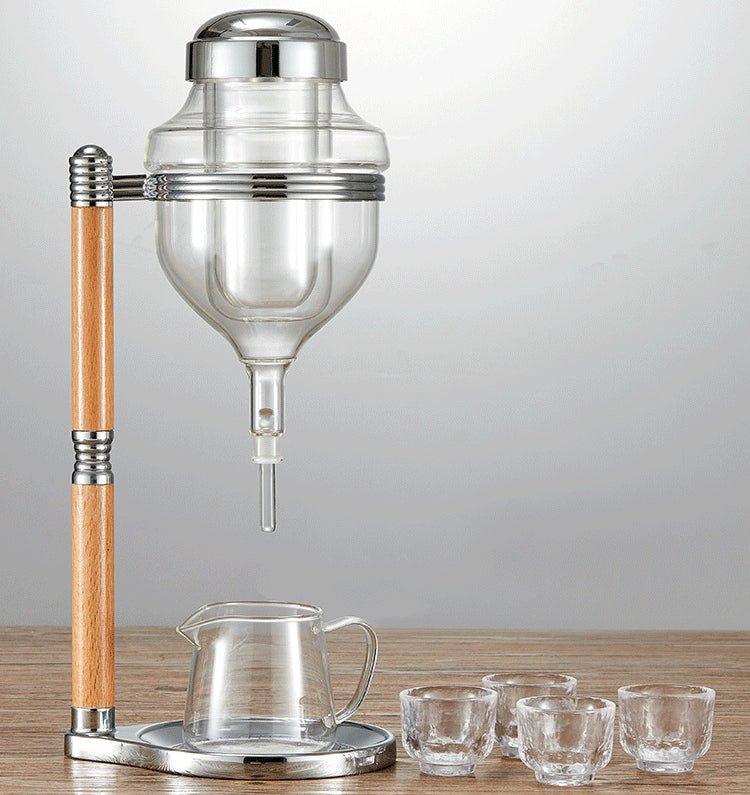 Elegant Glass Wine Dispenser Set