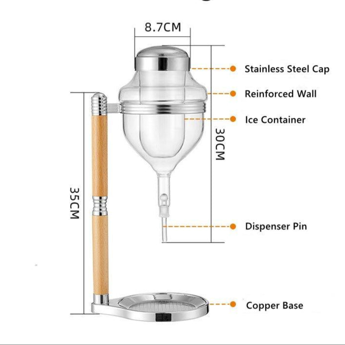 Elegant Glass Wine Dispenser Set