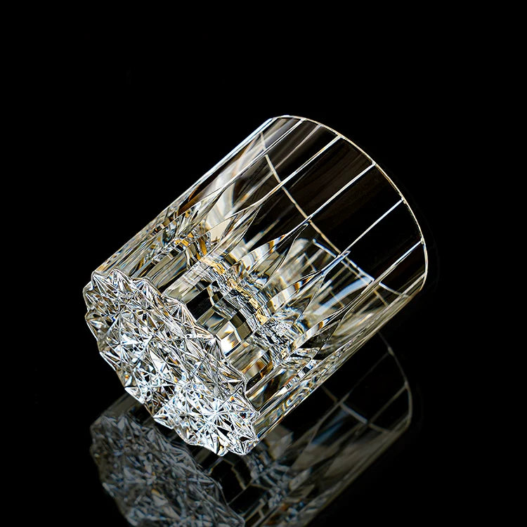 Edo Kiriko Multi-Color Edition "Dazzling" Whisky Glass - Handcrafted Japanese Artistry